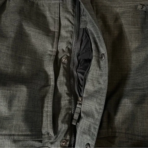 LL Bean Mens Baxter State Hooded Parka Coat Down Jacket Size XXL Reg Charcoal - Picture 4 of 16